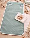 Family Nation Foldable Travel Changing Mat - Clover Green - Firenze Travel Collection Travel Changing Mats