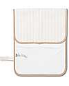 Family Nation Foldable Travel Changing Mat - Stripes Beige - Firenze Travel Collection Travel Changing Mats