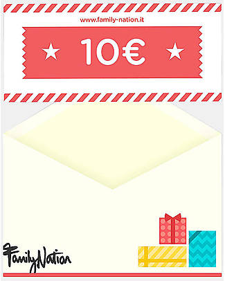 Family Nation Gift Certificate 10€ Family Nation Gift Certificates