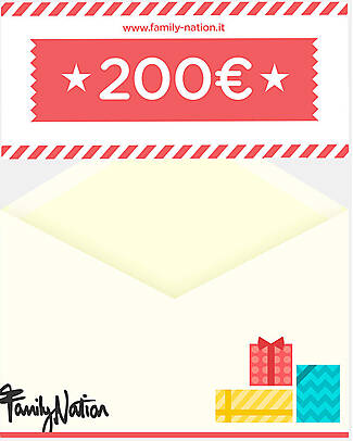 Family Nation Gift Certificate 200€ Family Nation Gift Certificates
