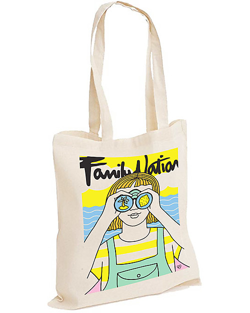 Family Nation Looking for Summer Tote Bag - 100% Cotton (limited edition) Hair Accessories