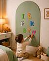 Family Nation MagneKids™ Magnetic Animal Alphabet - 26 Letters/36 Pieces - Learn the Alphabet While Playing Magnetic Games