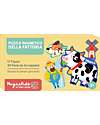 Family Nation MagneKids™ Magnetic Farm Puzzle - 17 Figures and 30 Matching Pieces - Learn Words While Playing Magnetic Games