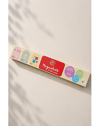 Family Nation MagneKids™ Magnetic Wall Decal - Arch - 95x60 cm - Dusty Pink - Easy Installation Without Holes Magnetic Games