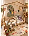 Family Nation MagneKids™ Magnetic Wall Decal - Arch - 95x60 cm - Sage Green - Easy Installation Without Holes Magnetic Games
