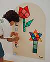 Family Nation MagneKids™ Magnetic Wall Decal - Arch - 95x60 cm - Sand - Easy Installation Without Holes Magnetic Games