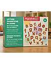 Family Nation MagneKids™ Set of 36 Magnetic Letters - Wood - Learning Game for Kids Magnetic Games