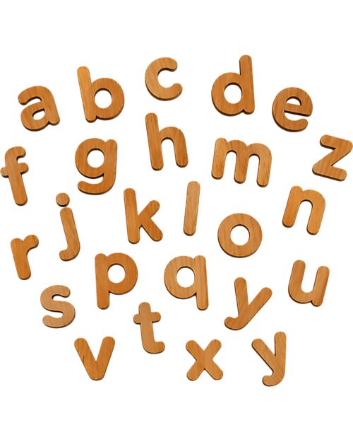 Family Nation MagneKids™ Set of 36 Magnetic Letters - Wood - Learning Game for Kids Magnetic Games