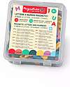Family Nation MagneKids™ Set of 77 Magnetic Letters and Numbers - Pastel - Learning Game for Kids Magnetic Games