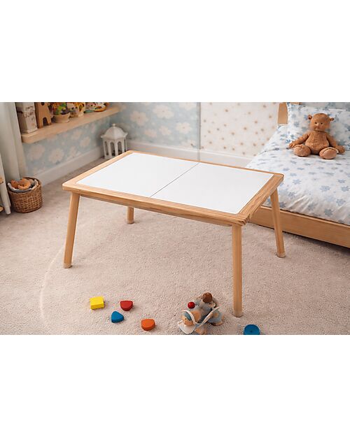 Family Nation Magnetic Montessori Sensory Table with 3 Containers - 73x53x50 cm - Educational Toy for Children 3+ years Sensory Games_