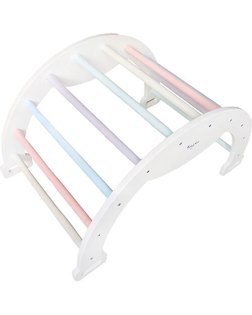 Family Nation Montessori Arch Rainbow - Cotton Candy - Develops Balance and Coordination Montessori Toys