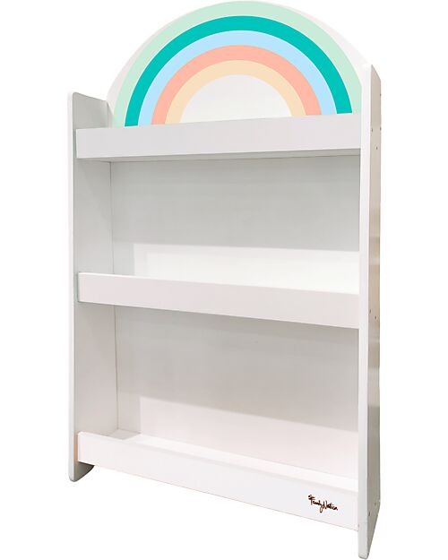 Family Nation Montessori Frontal Bookcase - Rainbow - Sunny Beach Montessori Bookcases