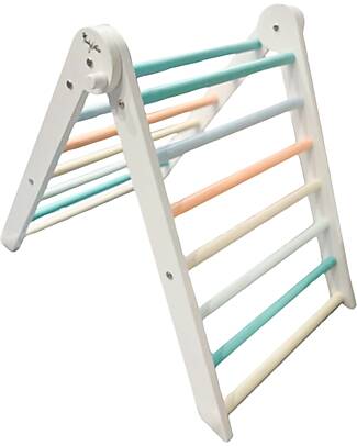 Family Nation Montessori Pikler Triangle Rainbow - Sunny Beach - Develops Balance and Coordination Montessori Toys