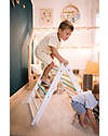 Family Nation Montessori Pikler Triangle Rainbow - Sunny Beach - Develops Balance and Coordination Montessori Toys