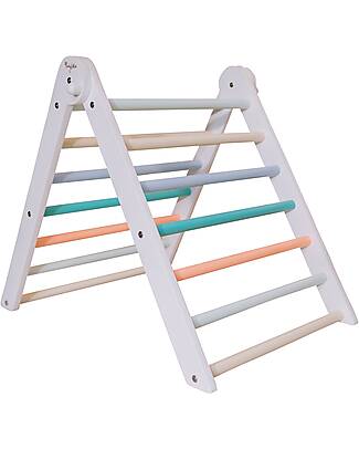 Family Nation Montessori Pikler Triangle Rainbow - Sunny Beach - Develops Balance and Coordination Montessori Toys