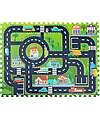 Family Nation Montessori Puzzle Play Mat - City - 12 Pieces - Soft and Safe from Birth – 117,5x88,5 cm – From Birth Puzzle Mats
