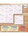 Family Nation Montessori Puzzle Play Mat - Rainbow - 6 Pieces - Soft and Safe from Birth – 175x117 cm – From Birth Puzzle Mats