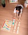 Family Nation Montessori Sensory Balance Path - Psychomotor Development - 2+ years - in Wood Montessori Toys
