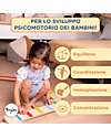 Family Nation Montessori Sensory Balance Path - Psychomotor Development - 2+ years - in Wood Montessori Toys