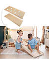 Family Nation Montessori Slide - Birch Wood - Develops Balance and Coordination Montessori Toys