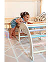 Family Nation Montessori Slide Rainbow - Birch Wood - Develops Balance and Coordination Montessori Toys