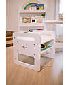 Family Nation Montessori Table+Chair Set - White - Grows with your child Tables And Chairs