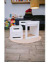 Family Nation Montessori Table+Chair Set - White - Grows with your child Tables And Chairs