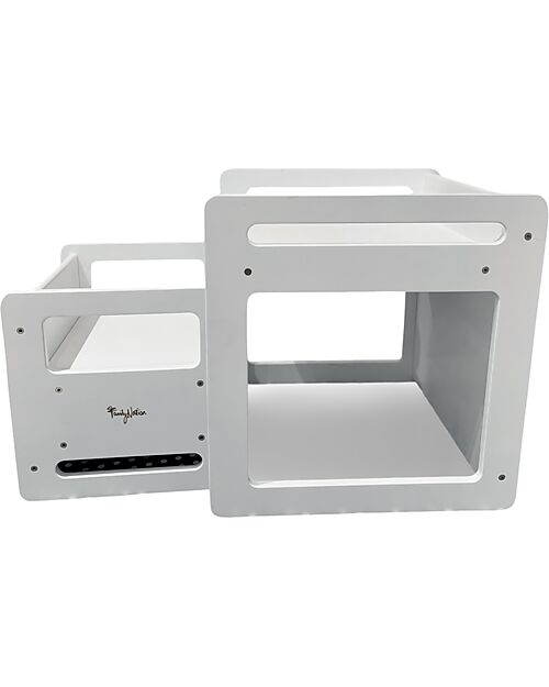 Family Nation Montessori Table+Chair Set - White - Grows with your child Tables And Chairs