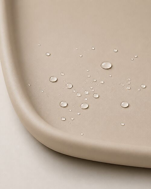 Family Nation Nido™ Changing Mat - Soft and Safe - Sand - with Integrated Growth Measurement Scale Changing Tables