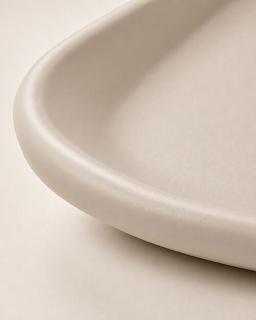 Family Nation Nido™ Changing Mat - Soft and Safe - Sand - with Integrated Growth Measurement Scale Changing Tables