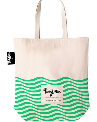 Family Nation Ocean Tote Bag - Ethically Made & 100% Cotton Tote Bags