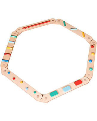 Family Nation OUTLET - Montessori Sensory Balance Path - Psychomotor Development - 2+ years - in Wood Balance Toys_