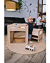 Family Nation OUTLET - Montessori Table+Chair Set - Natural - Birch Wood - Grows with your child Tables And Chairs