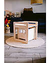 Family Nation OUTLET - Montessori Table+Chair Set - Natural - Birch Wood - Grows with your child Tables And Chairs
