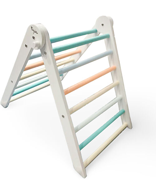 Family Nation OUTLET Pikler Rainbow Montessori Triangle - Sunny Beach - Develops Balance and Agility√† Montessori Toys