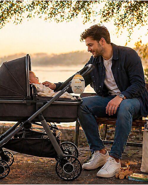 Family Nation Rock Chick™ 2-in-1 Automatic Stroller Rocker & White Noise - 11 Sounds, Bluetooth, USB-C Rechargeable - 0+ Accessories