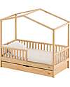 Family Nation Set 2: Evi Convertible Montessori Bed 140x70cm + Drawer Montessori Beds