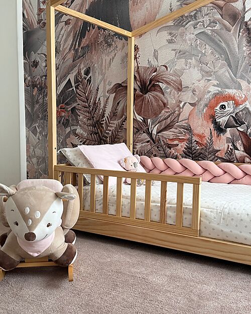 Family Nation Set 2: Evi Convertible Montessori Bed 200x90cm + 12cm Aloe Vera Mattress Montessori Beds