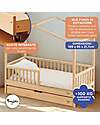 Family Nation Set 2: Evi Convertible Montessori Bed 200x90cm + Bed/Drawer Montessori Beds