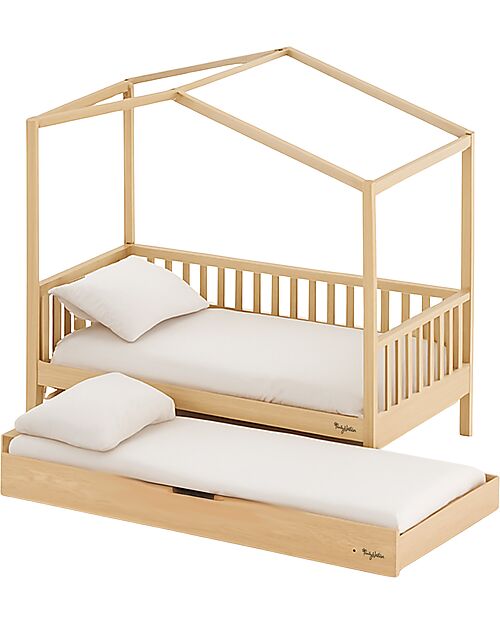 Family Nation Set 3: Evi Convertible Montessori Bed 200x90cm + Bed/Drawer + 12cm Aloe Vera Mattress Montessori Beds