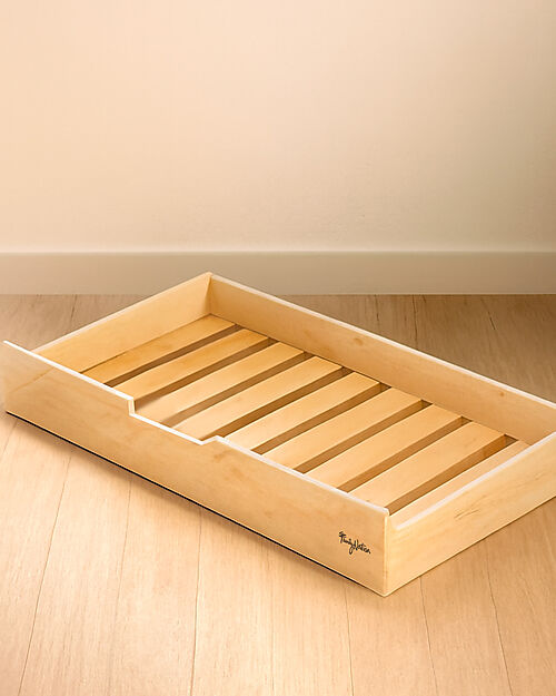 Family Nation Set 3: Evi Convertible Montessori Bed 200x90cm + Bed/Drawer + 12cm Aloe Vera Mattress Montessori Beds