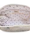 Family Nation Stroller Organizer Bag - Gynko - Ivory - 100% Cotton - Compatible with All Strollers Organize and Bags