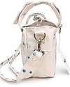 Family Nation Stroller Organizer Bag - Gynko - Ivory - 100% Cotton - Compatible with All Strollers Organize and Bags