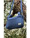 Family Nation Stroller Organizer Bag - Olive - Blue - 100% Cotton - Compatible with All Strollers Organize and Bags
