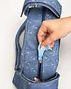 Family Nation Stroller Organizer Bag - Olive - Blue - 100% Cotton - Compatible with All Strollers Organize and Bags