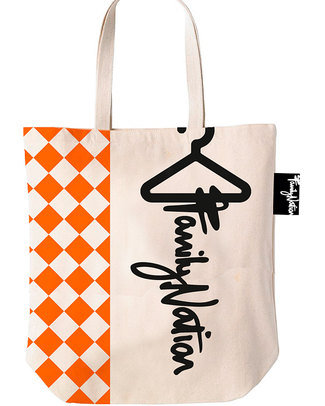 Family Nation Terracotta Tote Bag - Ethically Made & 100% Cotton (Limited Edition!) Tote Bags