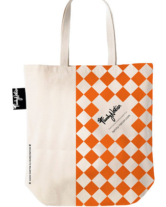 Family Nation Terracotta Tote Bag - Ethically Made & 100% Cotton (Limited Edition!) Tote Bags