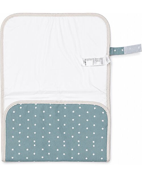 Family Nation Travel Changing Mat - Clover - Green - Waterproof and Foldable Travel Changing Mats