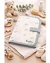 Family Nation Travel Changing Mat - Gynko - Ivory - Waterproof and Foldable Travel Changing Mats