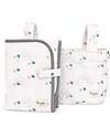 Family Nation Travel Changing Mat - Gynko - Ivory - Waterproof and Foldable Travel Changing Mats